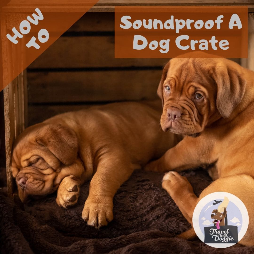 How To Soundproof A Dog Crate | Travel With Doggie